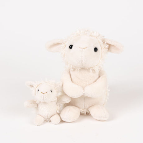 Peluche Egmont mouton avec bébé. 15x15x12