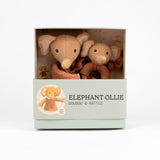 Doudou ollie éléphant d'Egmont + bélier
