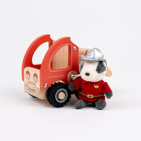 Egmont brandweerwagen met miniatuur figu | 2 stuks