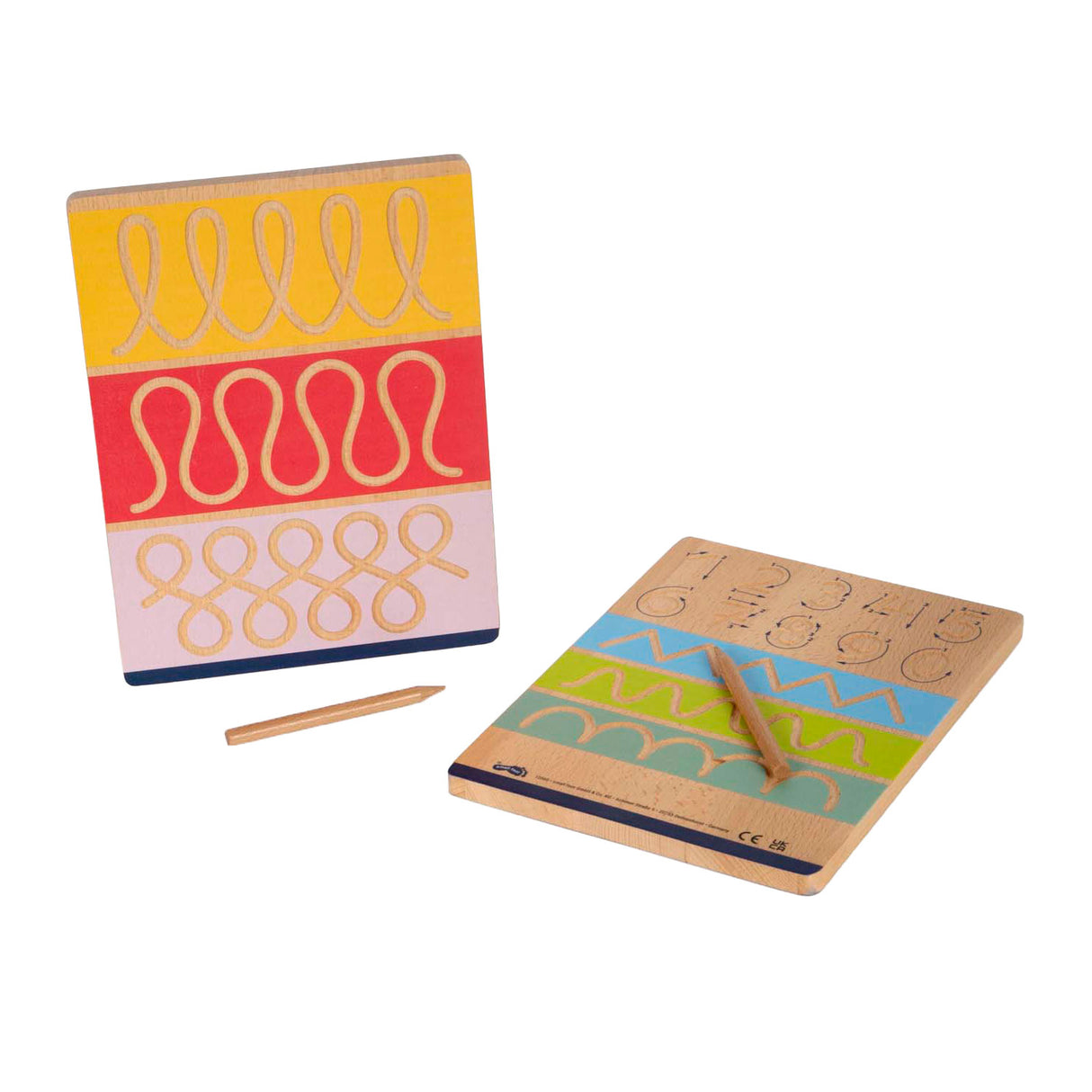 Small Foot - Wooden writing board set for writing training