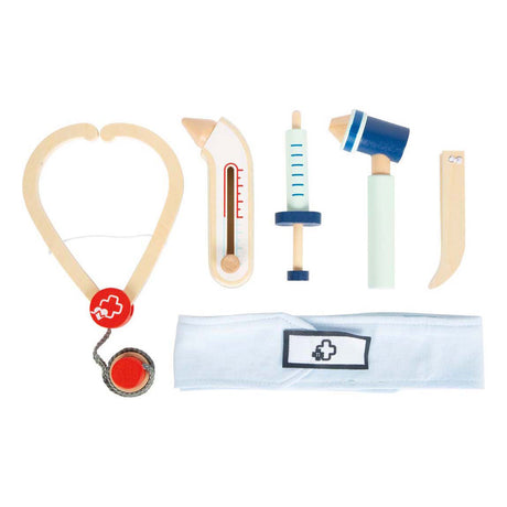 Small foot - coffret de jeu docteur, 6 pièces.