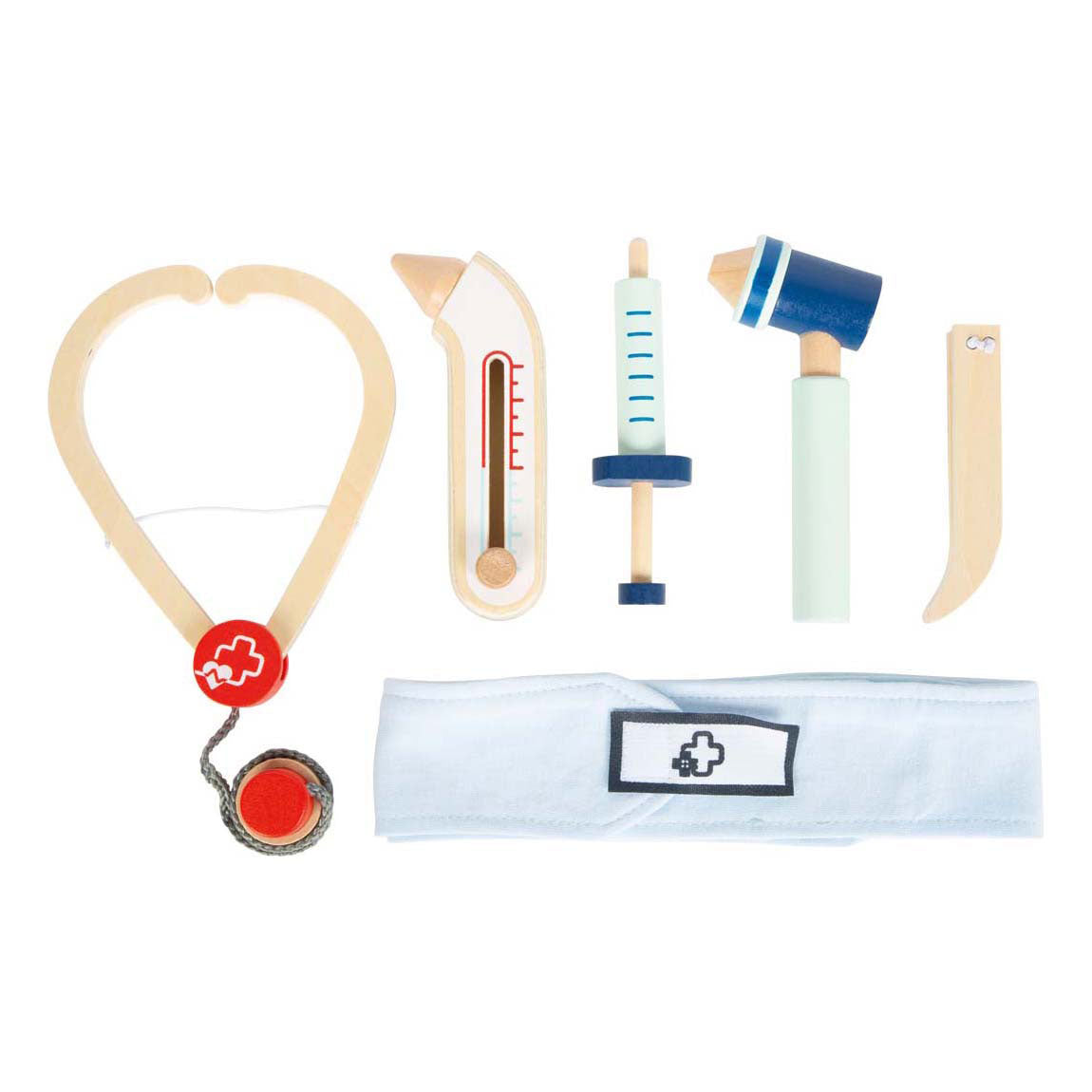 Small foot - coffret de jeu docteur, 6 pièces.