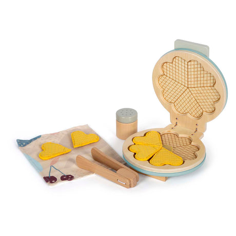 Small foot - ensemble de jeu en bois gaufrier, 10 pièces.