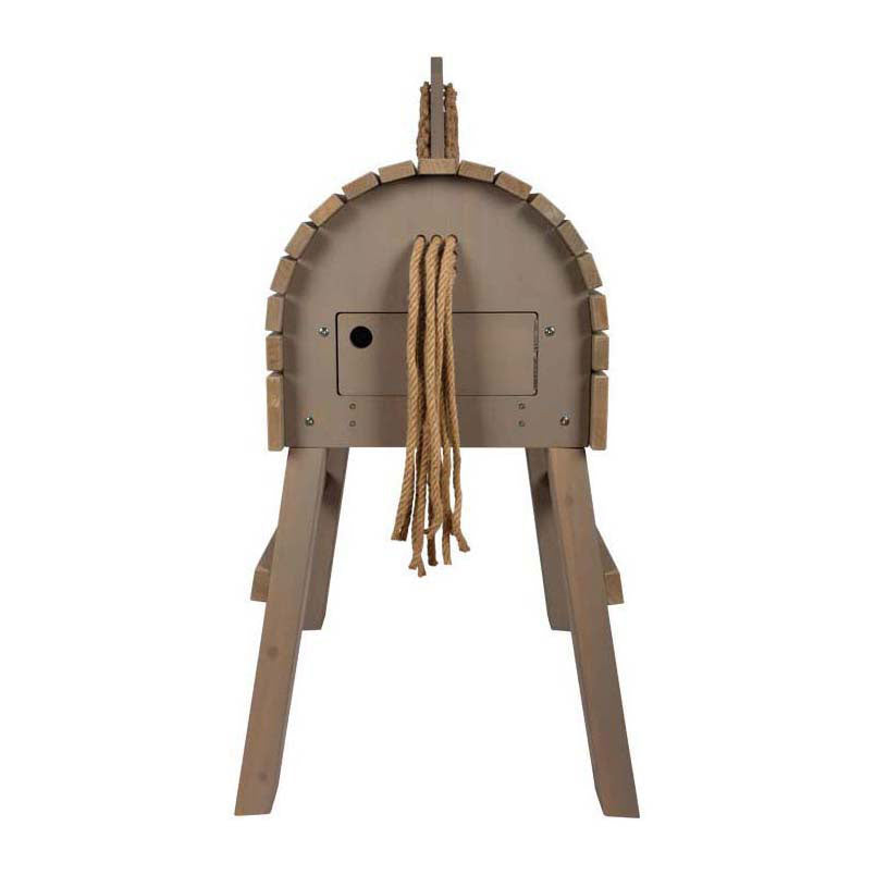 Small foot - cheval en bois gris