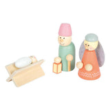 Small foot - Coffret de jeu d'histoire de Noël avec crèche en bois