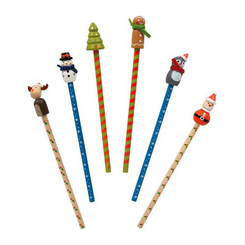 Small foot - Set de crayons de Noël, 6 pcs.