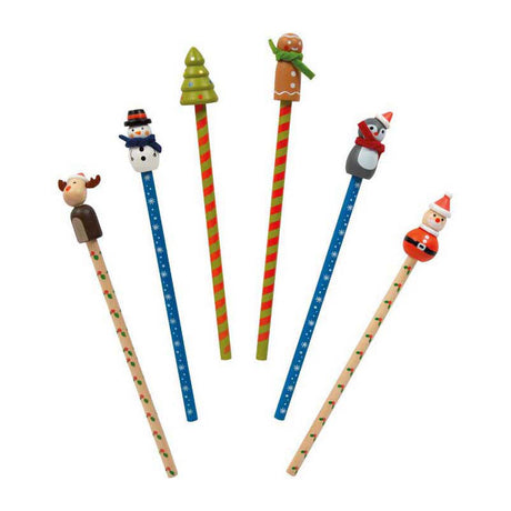 Small foot - Set de crayons de Noël, 6 pcs.