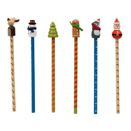 Small foot - Set de crayons de Noël, 6 pcs.