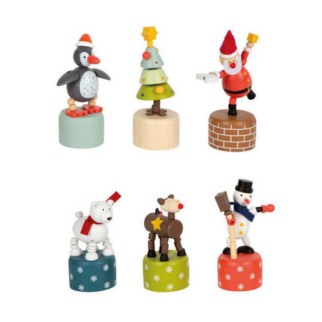 Small foot - présentoir figurines de danse de Noël et d'hiver, 12 pcs.
