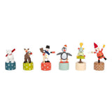 Small foot - présentoir figurines de danse de Noël et d'hiver, 12 pcs.
