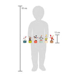Small foot - présentoir figurines de danse de Noël et d'hiver, 12 pcs.