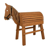 Small foot - cheval en bois marron