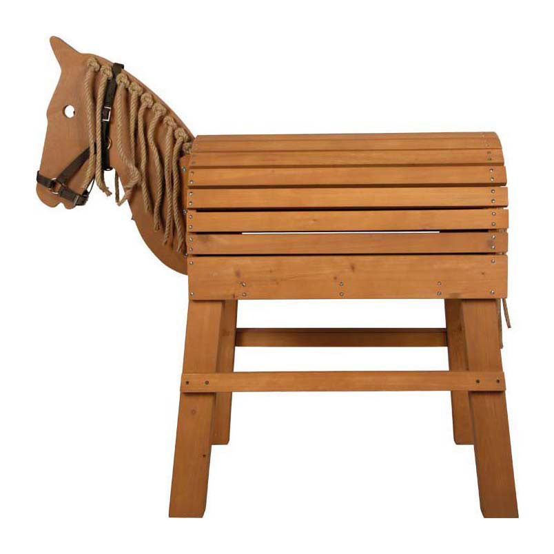 Small foot - cheval en bois marron