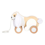 Small foot - lapin à tirer en bois avec oreilles crépitantes