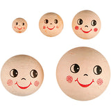 Têtes d'entreprise Creativ, d 12+18+22+30+40 mm, beige clair, 100 pièces 1 boîte