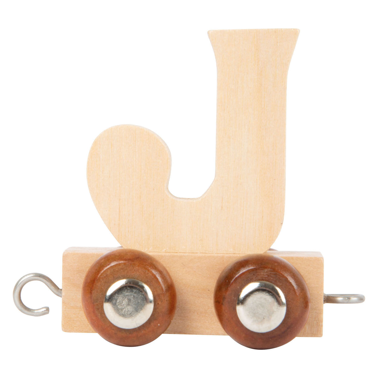 Small foot - train de lettres en bois - j - 12 pièces