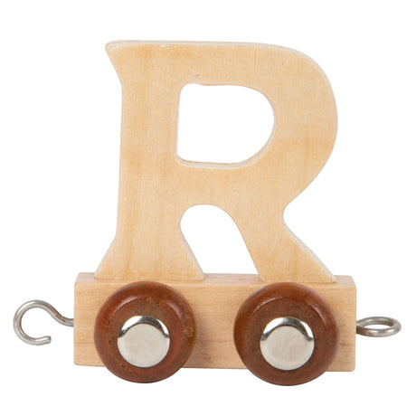 Small foot - train de lettres en bois - r - 12 pièces