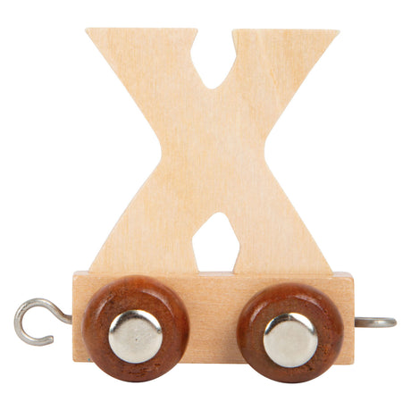 Small foot - train de lettres en bois - x - 12 pièces