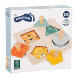 Small foot - puzzle montessori formes en bois fsc