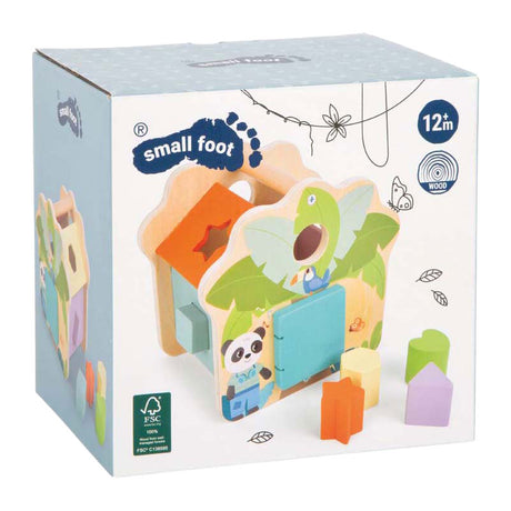 Small foot - trieur de formes en bois jungle friends fsc