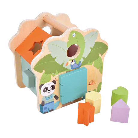 Small foot - trieur de formes en bois jungle friends fsc