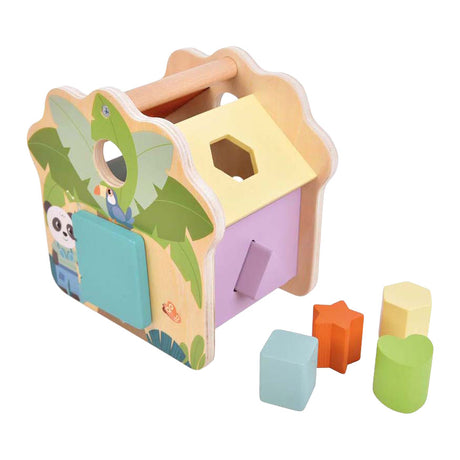 Small foot - trieur de formes en bois jungle friends fsc