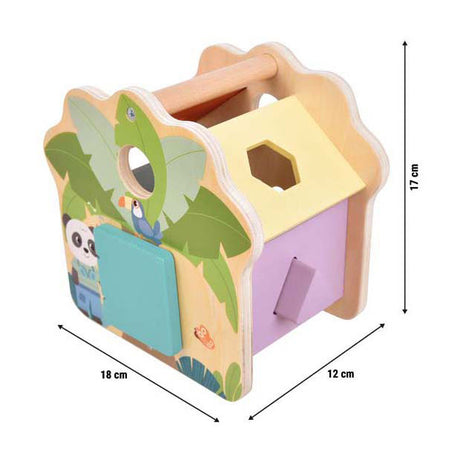 Small foot - trieur de formes en bois jungle friends fsc