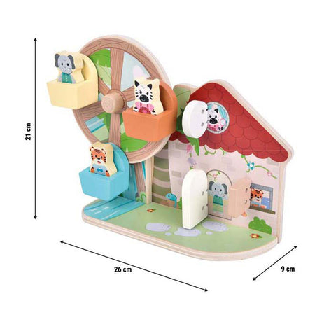 Small foot - grande roue en bois fsc jungle friends