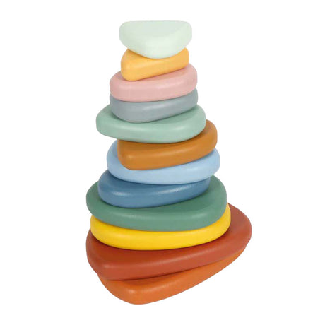 Small foot - Jeu d'équilibre Montessori River Rocks en bois FSC