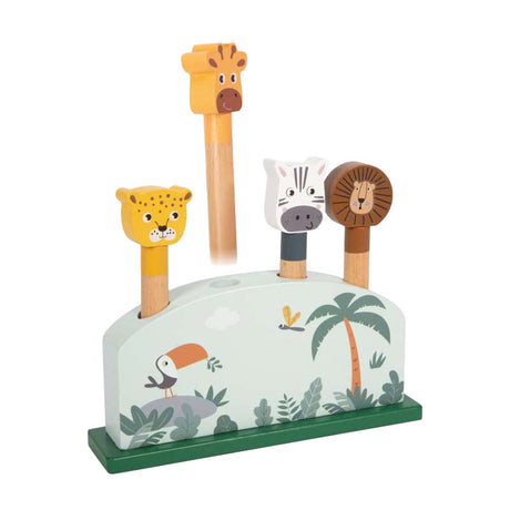 Small foot - jeu en bois en forme d'animal safari fsc