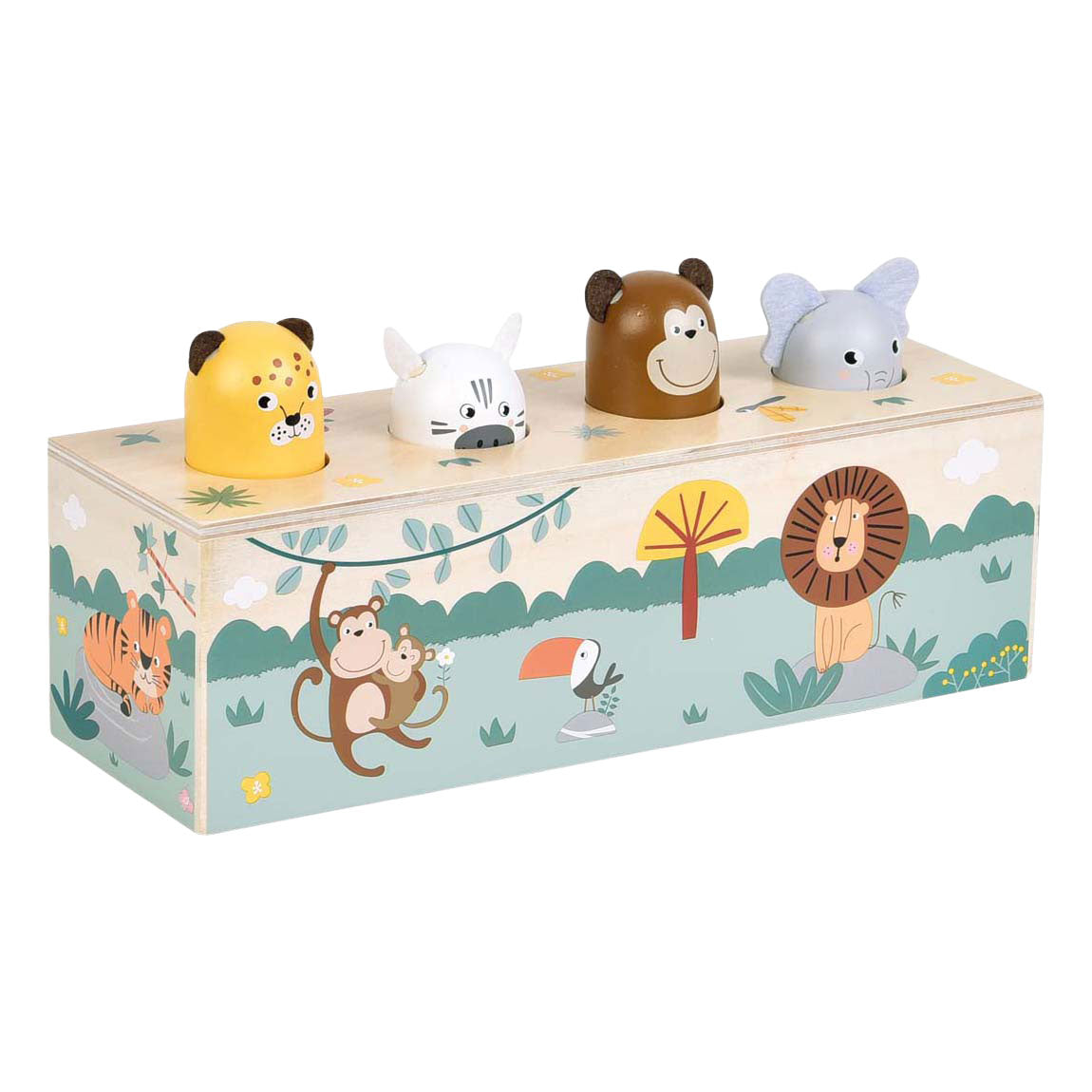 Small foot - animaux dansants en bois avec sons safari fsc