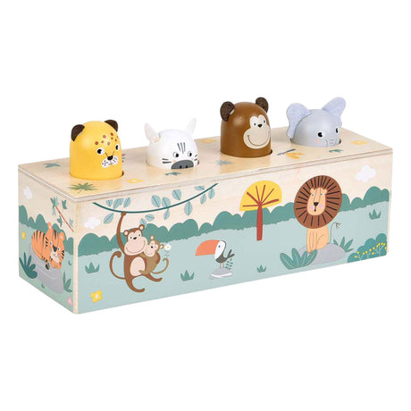 Small foot - animaux dansants en bois avec sons safari fsc