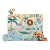 Small foot - puzzle safari en bois avec sons d'animaux