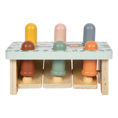 Small foot - banc marteau en bois jeu safari fsc