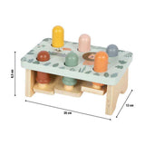 Small foot - banc marteau en bois jeu safari fsc
