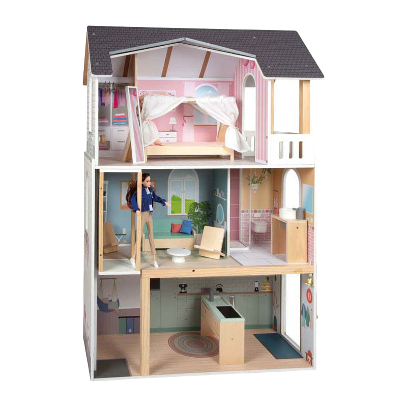 Small foot - maison de poupée en bois villa de rêve xl