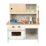 Small foot - Cuisine de jeu compacte en bois et terrazzo