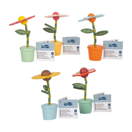 Small foot - figurines de fleurs dansantes en bois - 10 pcs.