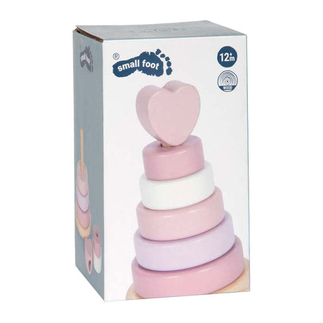 Small foot - tour empilable en bois rose - 7 pcs.