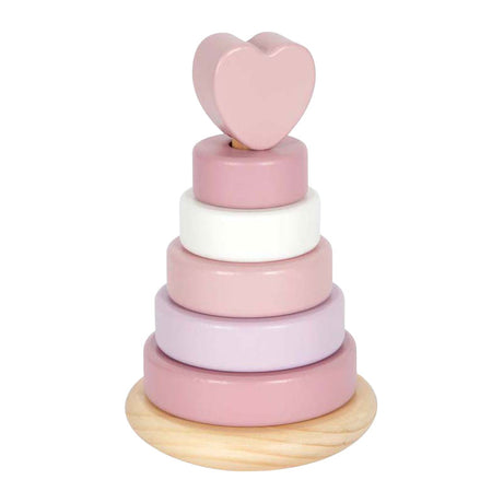 Small foot - tour empilable en bois rose - 7 pcs.