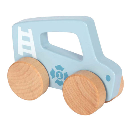 Small foot - voiture pousseuse en bois bleue
