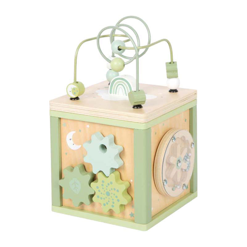 Small foot - cube de motricité en bois vert