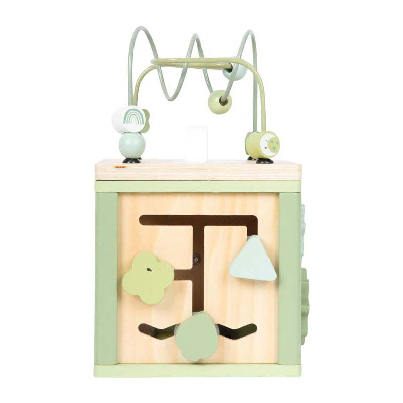 Small foot - cube de motricité en bois vert