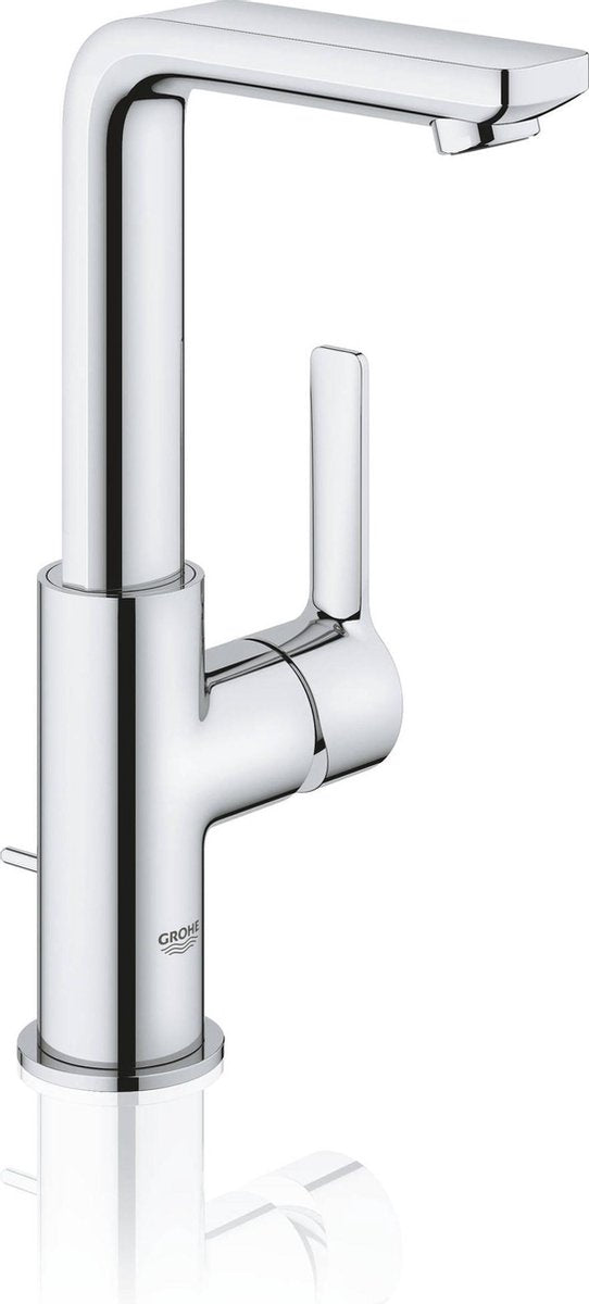 Grohe Lineare nouveau robinet de lavabo l - bec haut - avec garniture de vidage extractible - chrome