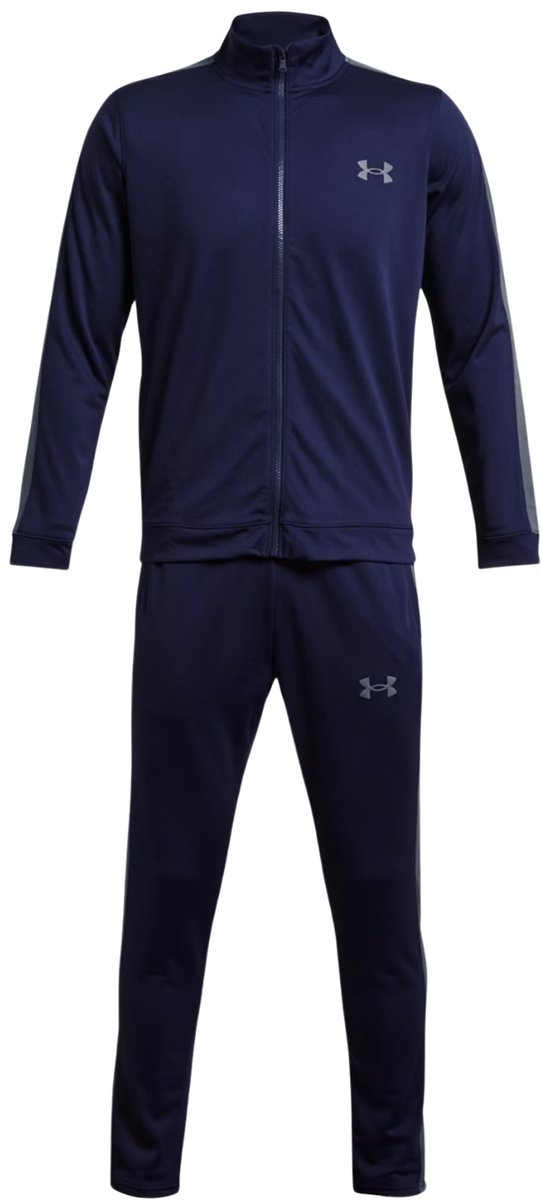 Under Armour UA Rival Knit Track Suit-Blu Survêtement pour homme - minuit marine - gris