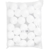 Boules Creativ company, d 8 cm, blanches, 25 pièces 1 boîte