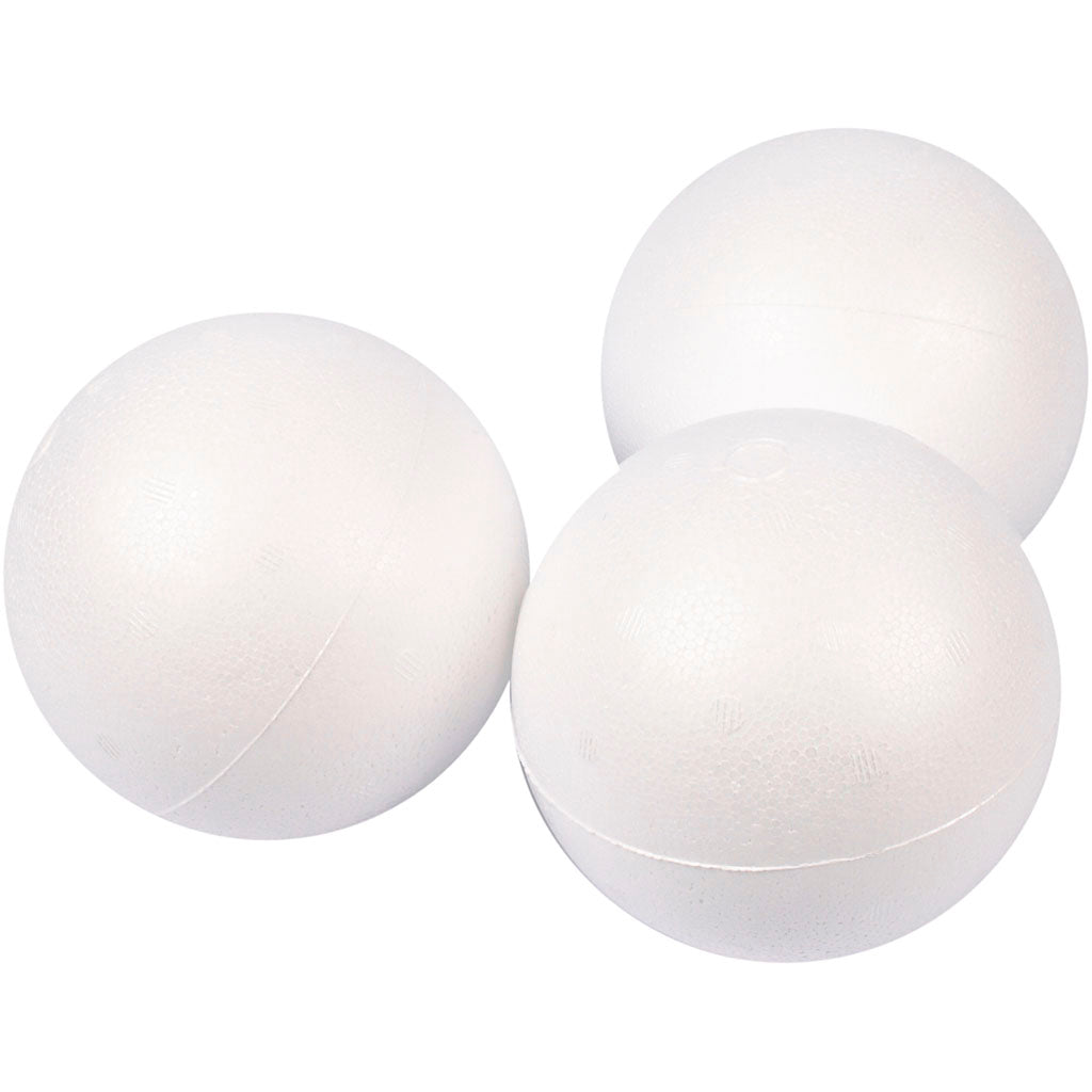 Boules Creativ company, d 10 cm, blanches, 25 pièces 1 boîte