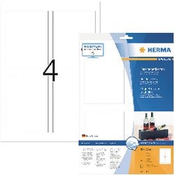 Étiquette de bouteille Herma sans marque et sans marque. encre 90x120 w. 10 pages din a4 40 pièces 8882