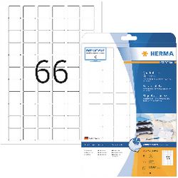 Sans marque sans marque herma inject etik. w. 25,4x25,4 25 feuilles DIN A4 1650 pièces 8831
