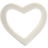 Coeur d'entreprise Creativ, h : 12,5 cm, d : 2,5 cm, l : 13,5 cm, blanc, 1 pièce